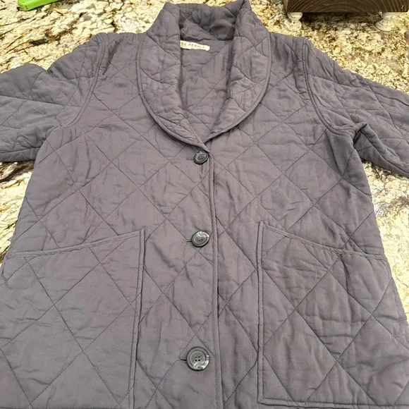 Free People Women's XS Oversized Gray Quilted Happy Day Dreamer Jacket - Picture 10 of 13